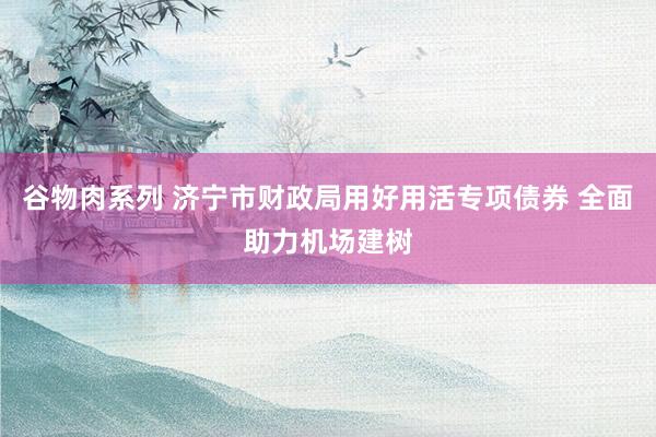 谷物肉系列 济宁市财政局用好用活专项债券 全面助力机场建树