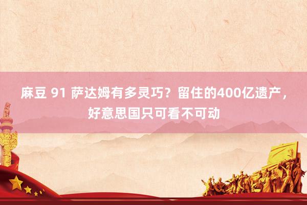 麻豆 91 萨达姆有多灵巧？留住的400亿遗产，好意思国只可看不可动