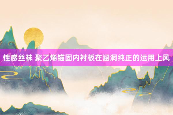 性感丝袜 聚乙烯锚固内衬板在涵洞纯正的运用上风
