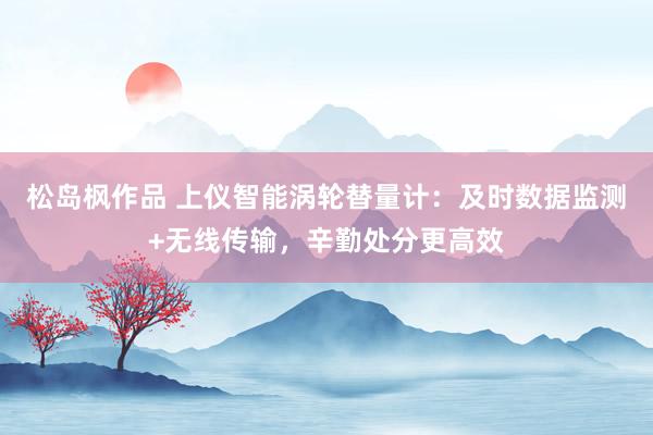松岛枫作品 上仪智能涡轮替量计：及时数据监测+无线传输，辛勤处分更高效