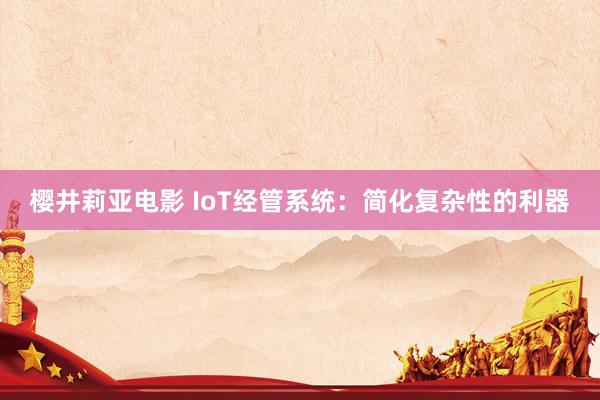 樱井莉亚电影 IoT经管系统：简化复杂性的利器