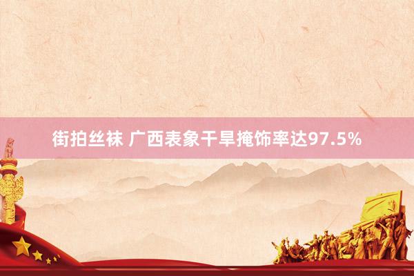 街拍丝袜 广西表象干旱掩饰率达97.5%